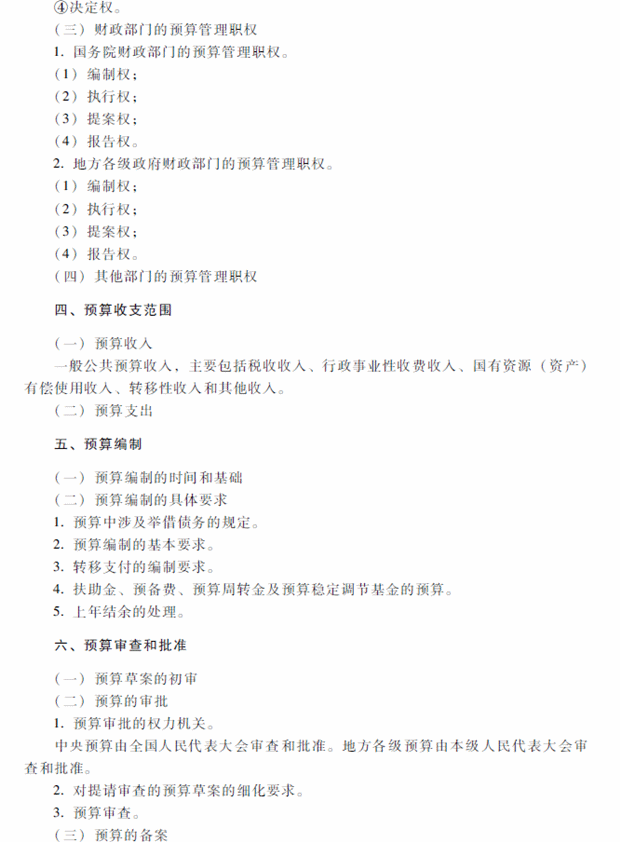 2018年中级会计职称考试《经济法》考试大纲（第八章）