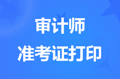 宁夏2024初级审计师考试准考证打印时间9月23日9:00至9月28日15:00