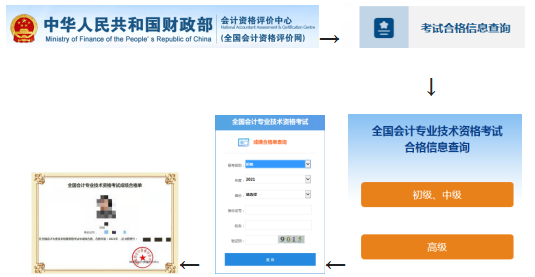 关于现场审核领取2024年度全国初级会计专业技术资格证书的通知相关图片